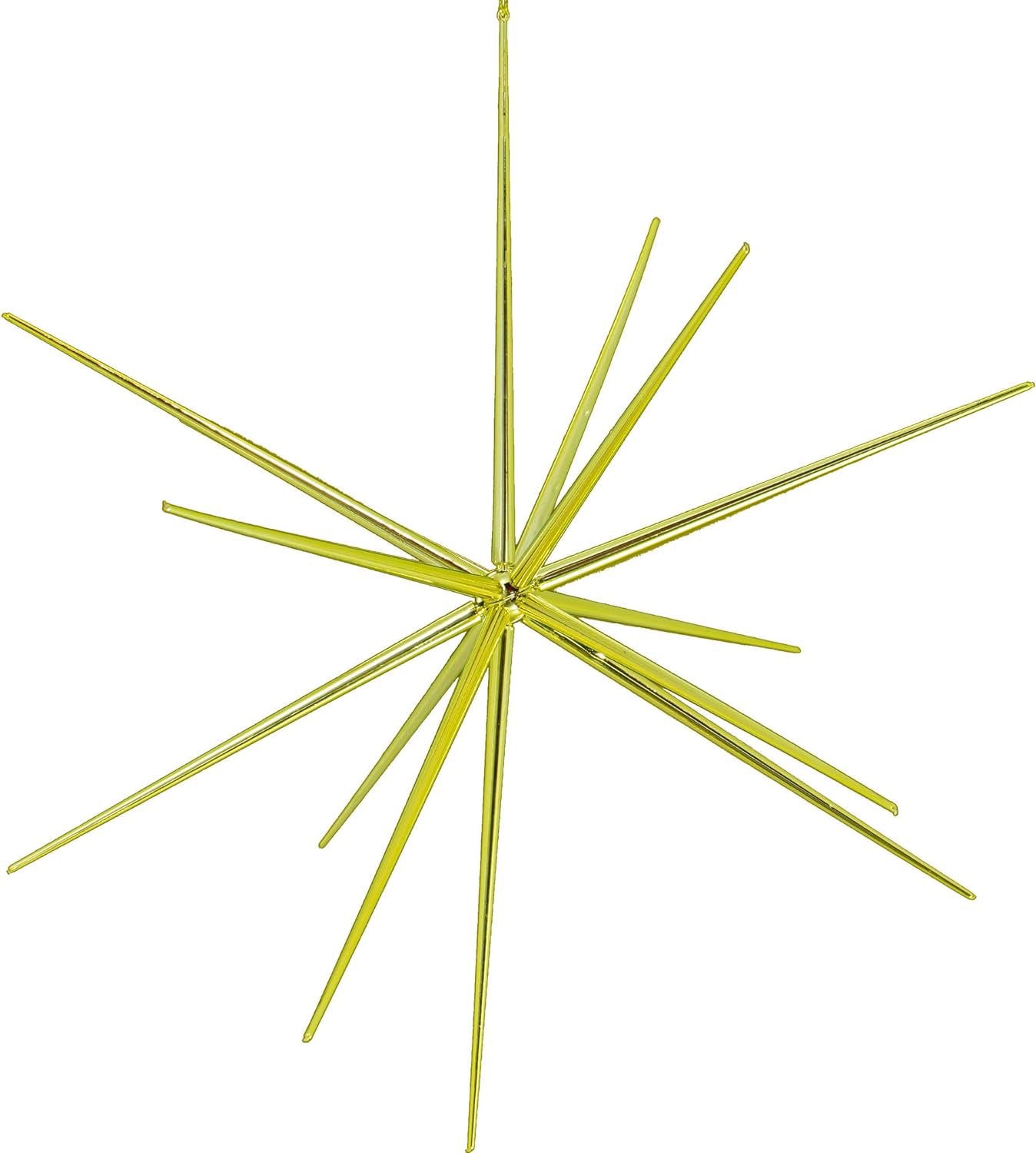 3D Gold Star Hanging Decoration Star, Acrylic Look  Hanging Luminous Star for Windows, Home, Garden Festive Embellishments for Holiday Parties Weddings Birthday Home Decoration (Medium) - Needs You