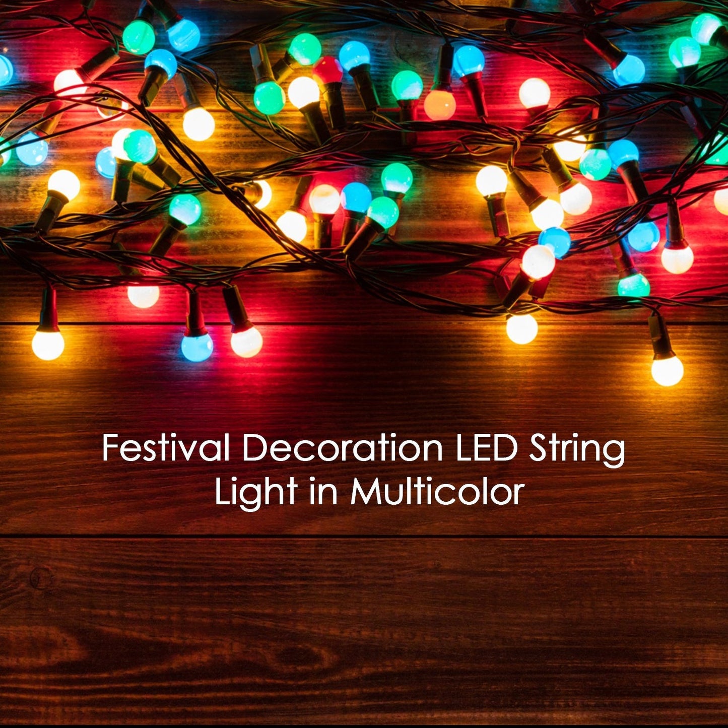 3Mtr Home Decoration Diwali & Wedding LED Christmas String Light Indoor and Outdoor Light ,Festival Decoration Led String Light, Multi-Color Light 1.4MM (15L 3 Mtr) - Needs You