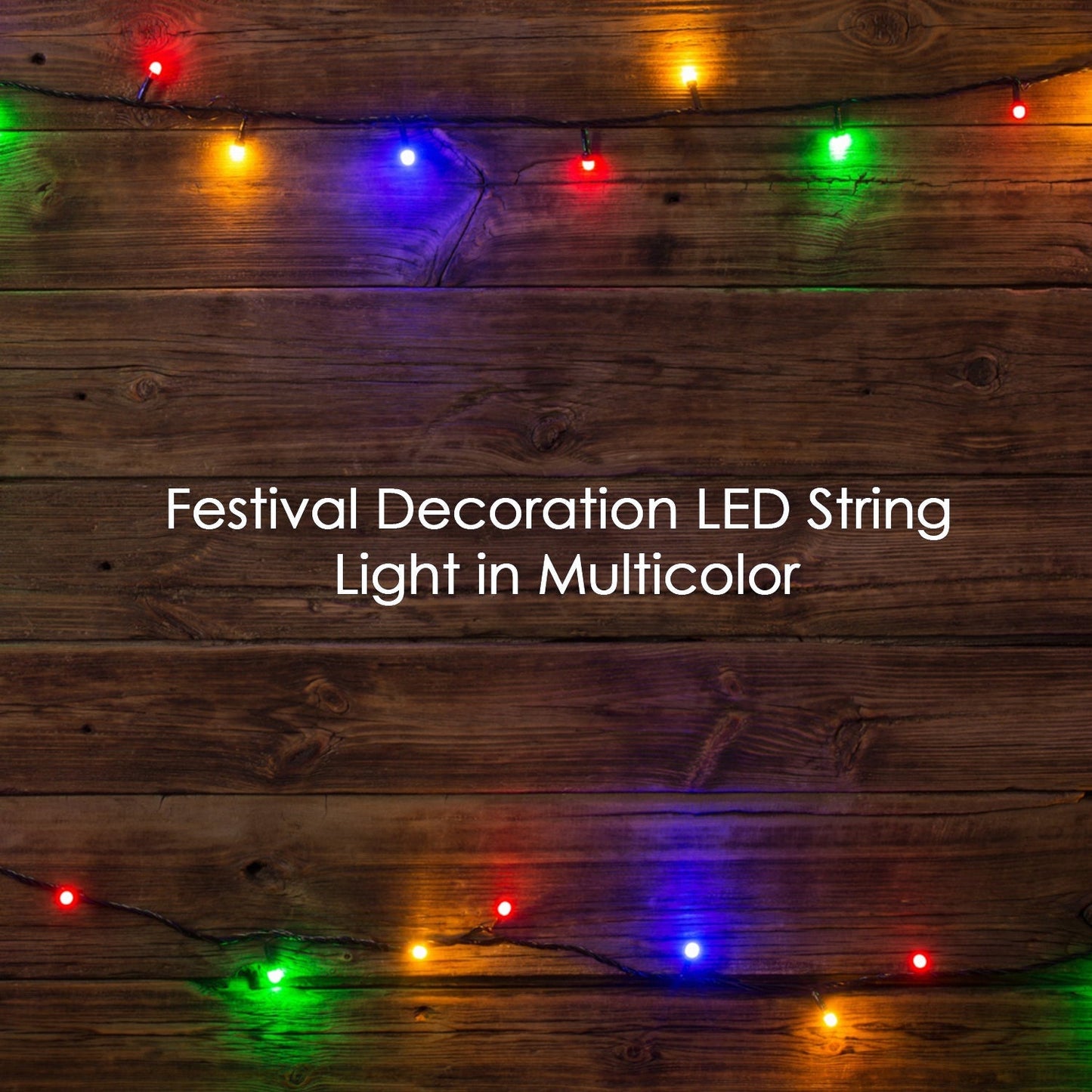 3Mtr Home Decoration Diwali & Wedding LED Christmas String Light Indoor and Outdoor Light ,Festival Decoration Led String Light, Multi-Color Light 1.4MM (15L 3 Mtr) - Needs You