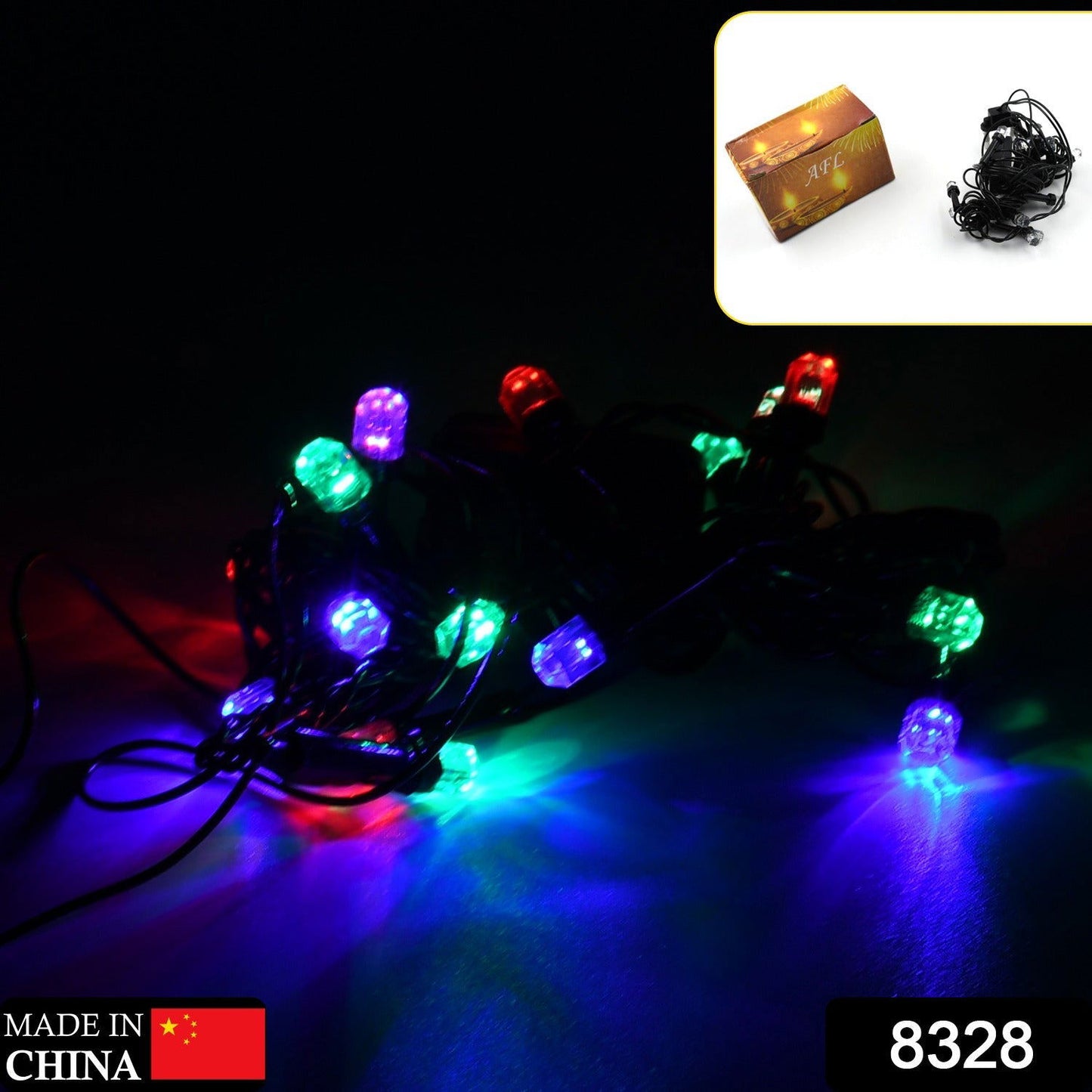 3Mtr Home Decoration Diwali & Wedding LED Christmas String Light Indoor and Outdoor Light ,Festival Decoration Led String Light, Multi-Color Light 8mm (15L 3 Mtr) - Needs You