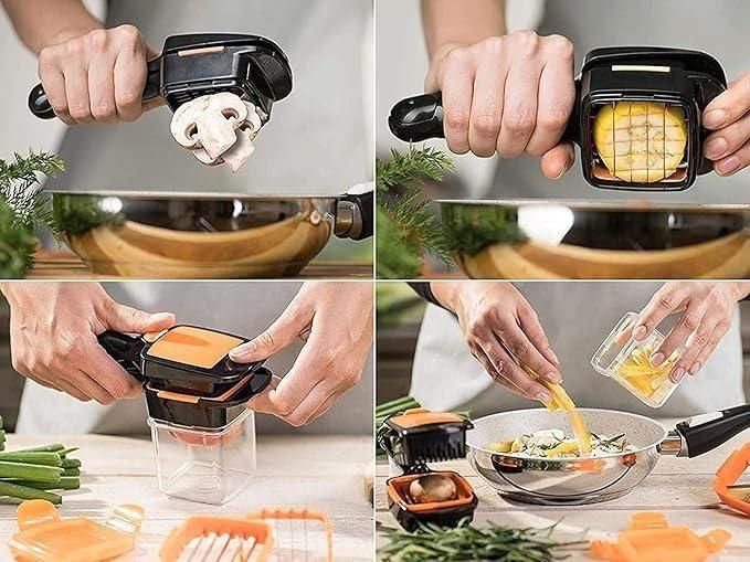 3 in 1 Multifunction Vegetable Manual Manual Quick Dicer Cutter - Needs You