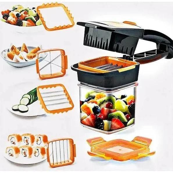 3 in 1 Multifunction Vegetable Manual Manual Quick Dicer Cutter - Needs You