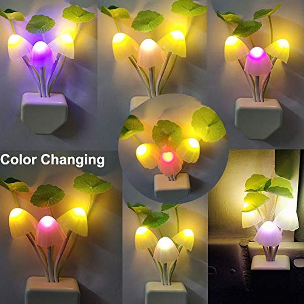 Night Light Mushroom Lamp (Colorful) 2 Pcs