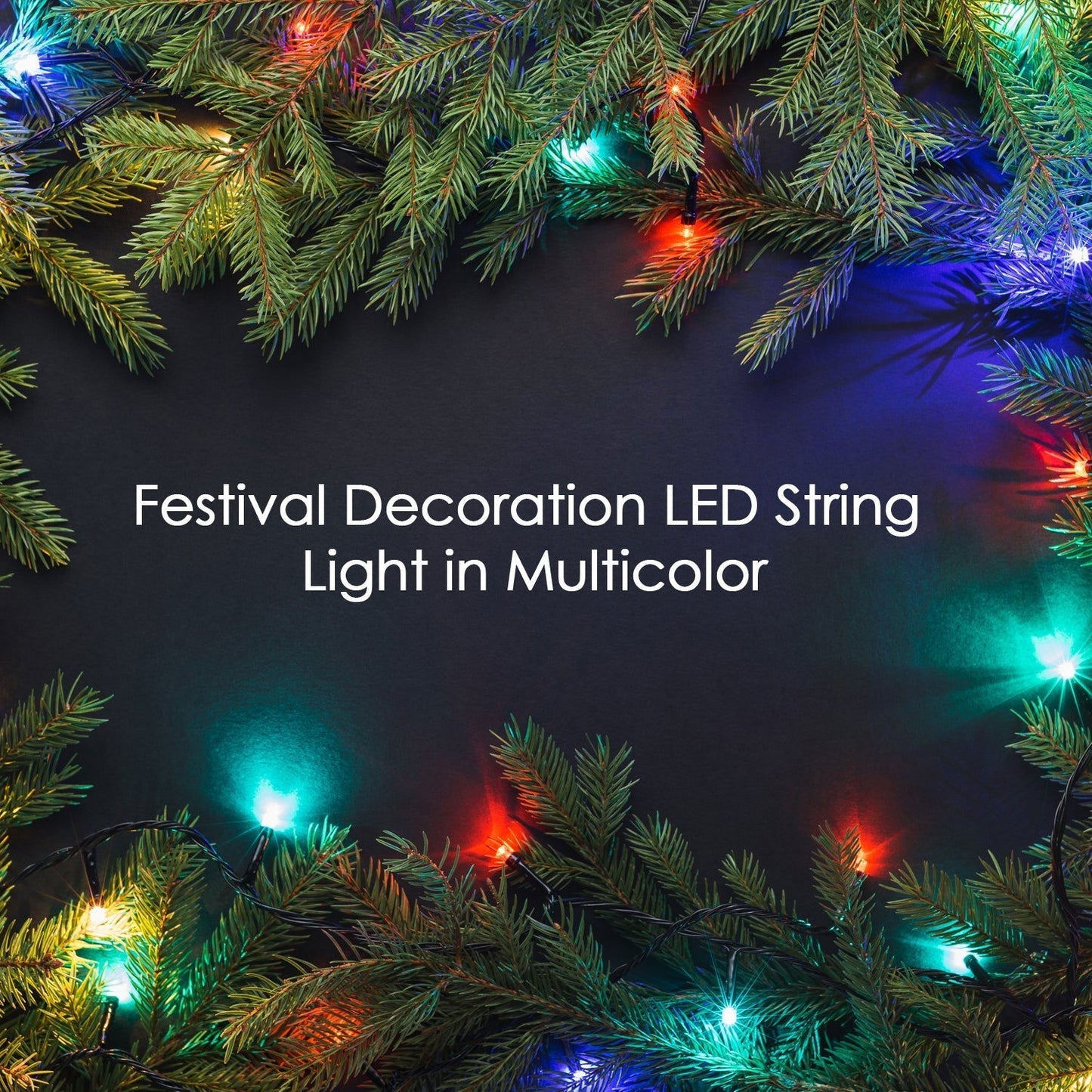 4 Meter Festival Decoration LED String Light in Multicolor (Pack of 2) - Needs You