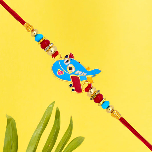 Cartoon Aeroplane Shape Rakhi Pack of 3 - Needs You