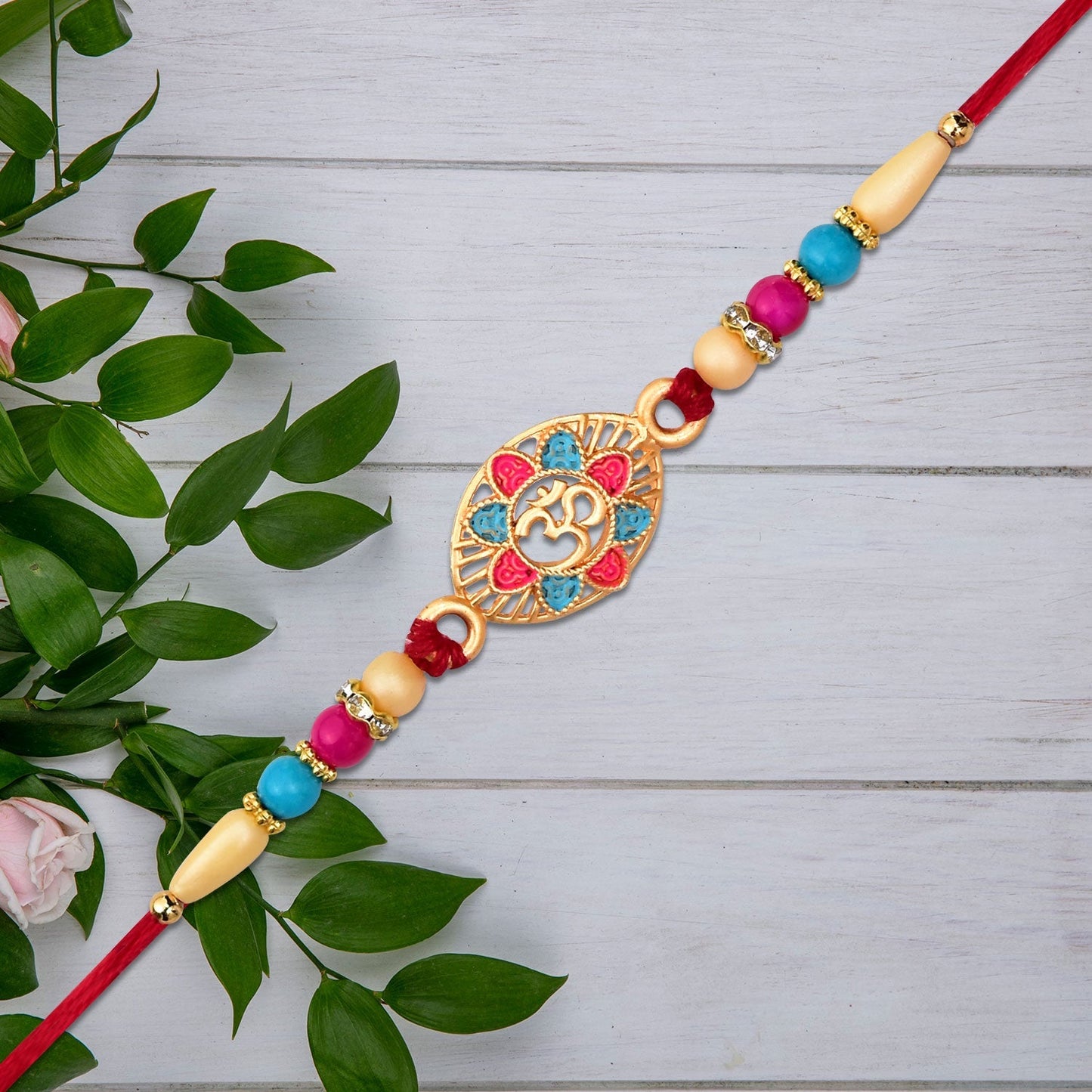 Colorful Om Rakhi With Mina | Rakhi For Rakshabandhan - Needs You