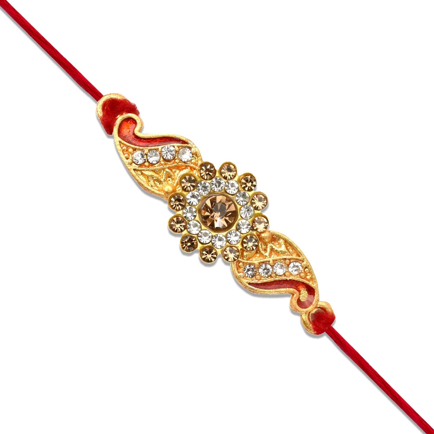 Flower Diamonds Traditional Rakhi | Rakhi For Rakshabandhan - Needs You