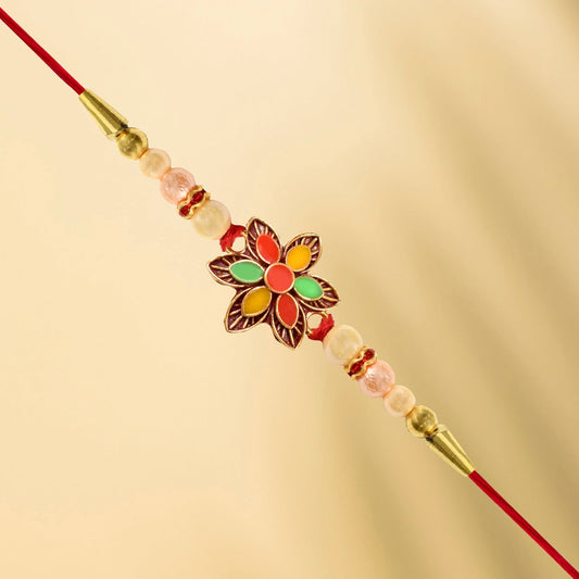 Flower Shape Multi-Colour rakhi - Needs You