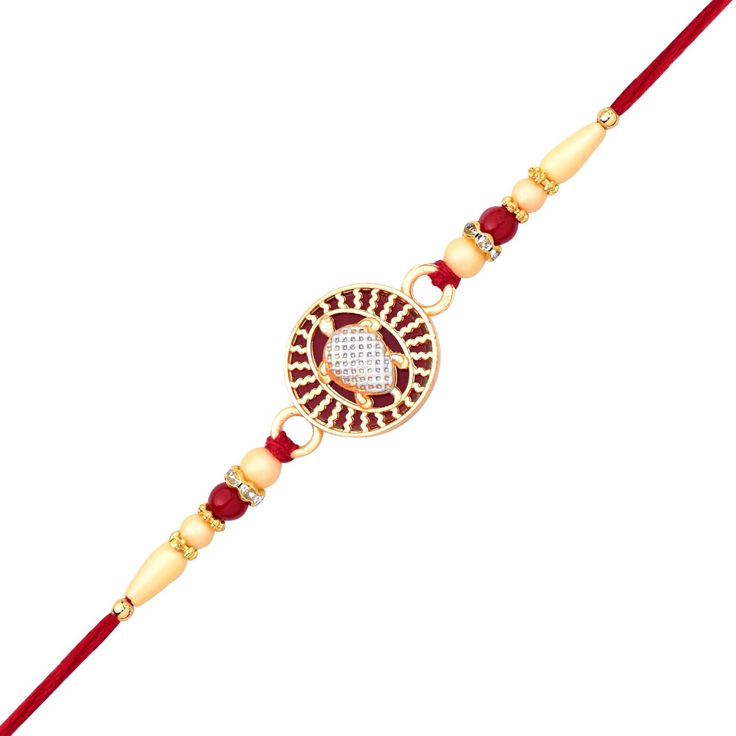 Golden Round Rakhi - Needs You