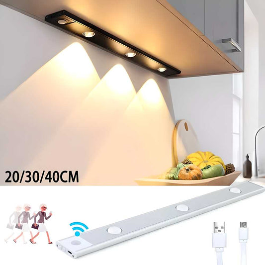 LED PIR Motion Sensor Cabinet  With USB Rechargeble - Needs You