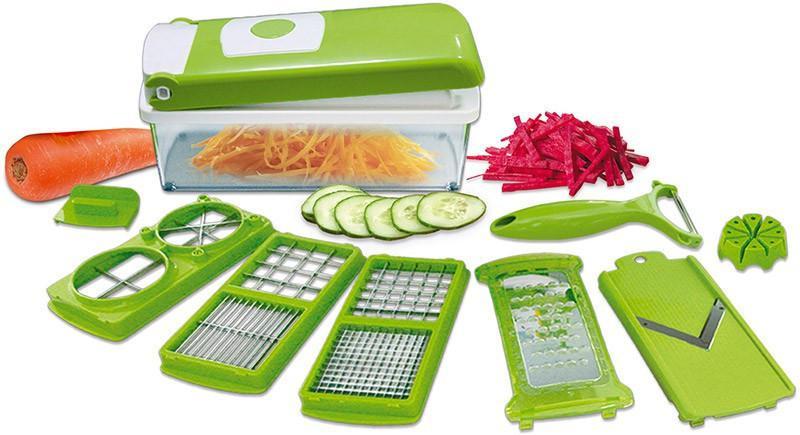 Multifunctional 12 in 1 nicer dicer chopper and drain basket - Needs You