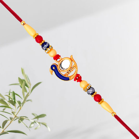 Peacock Design Rakhi - Needs You