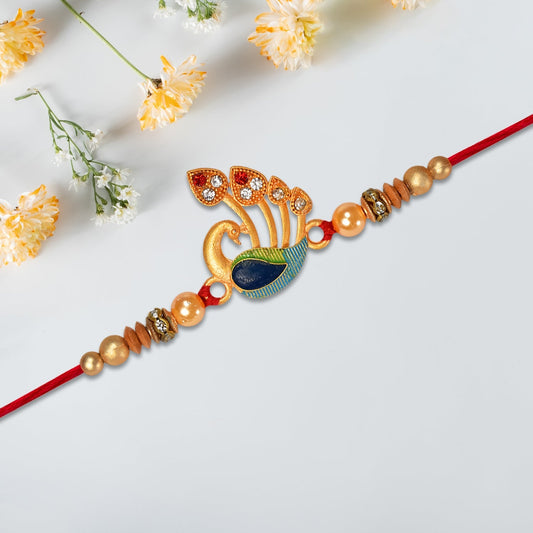 Peacock Design Rakhi - Needs You