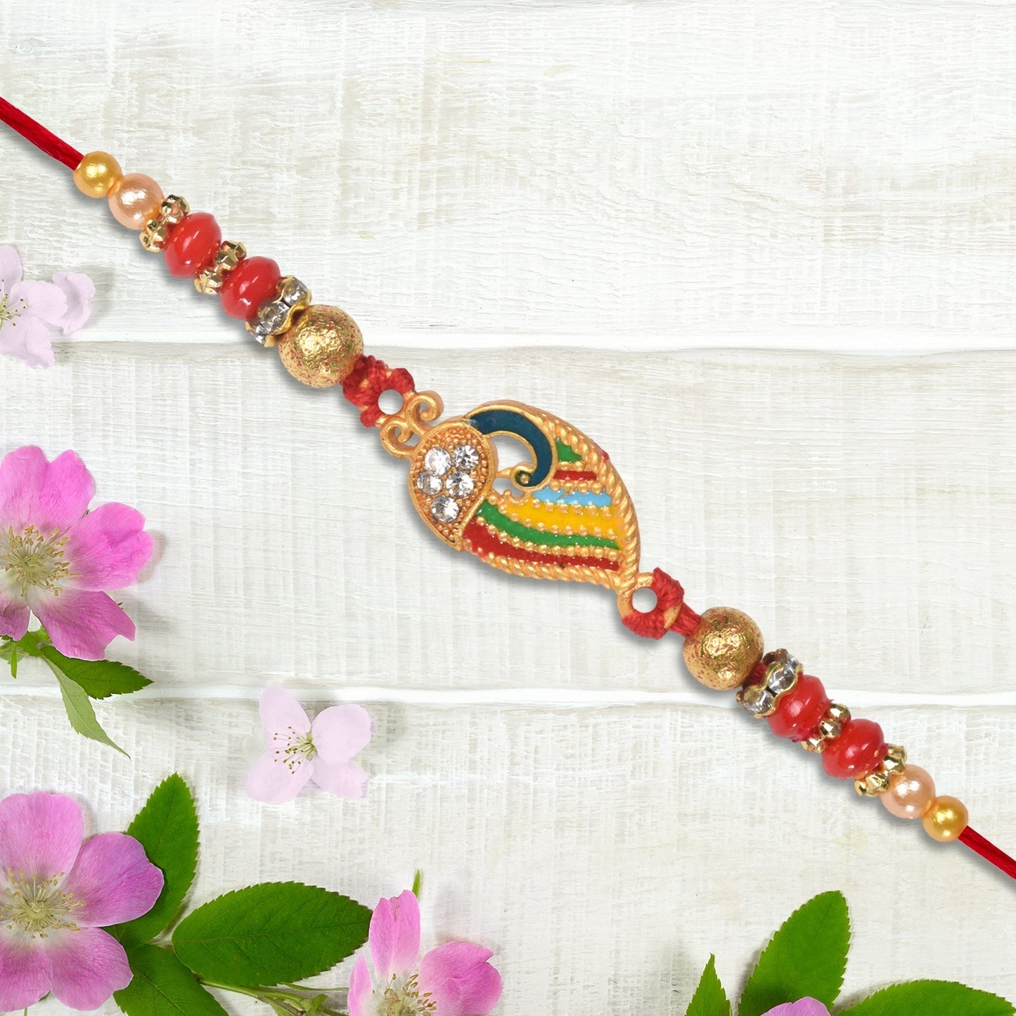 Peacock Design Rakhi - Needs You