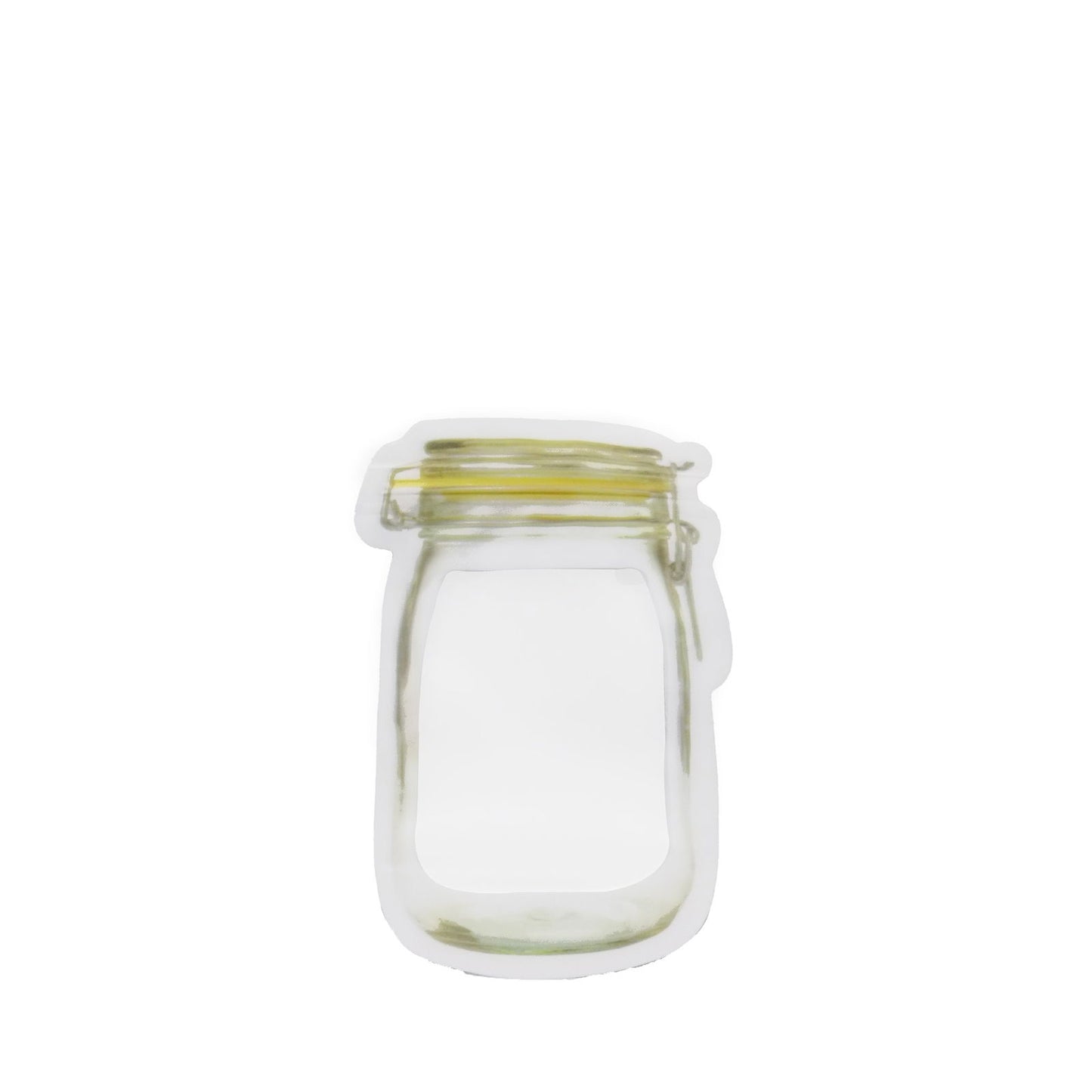 Reusable Airtight Seal Plastic Food Storage Mason Jar Zipper (150ml) - Needs You