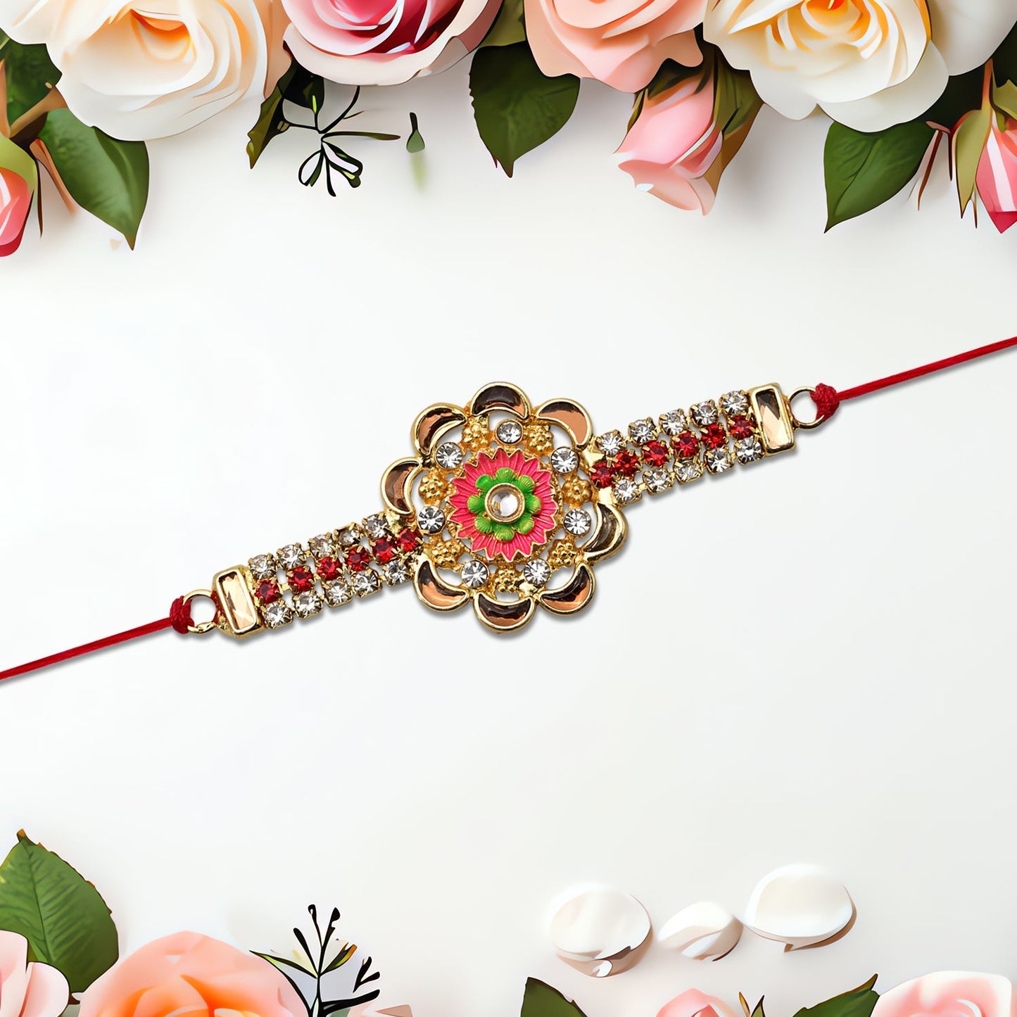 Round Flower Rakhi - Needs You