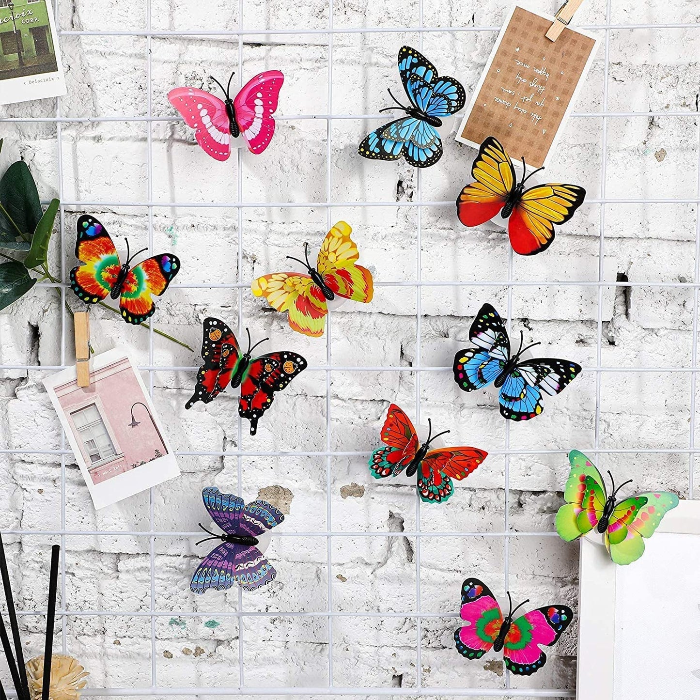 The Butterfly 3D Night Lamp Comes with 3D Illusion Design Suitable for Drawing Room, Lobby.n  (Loose) Pack of 5 - Needs You