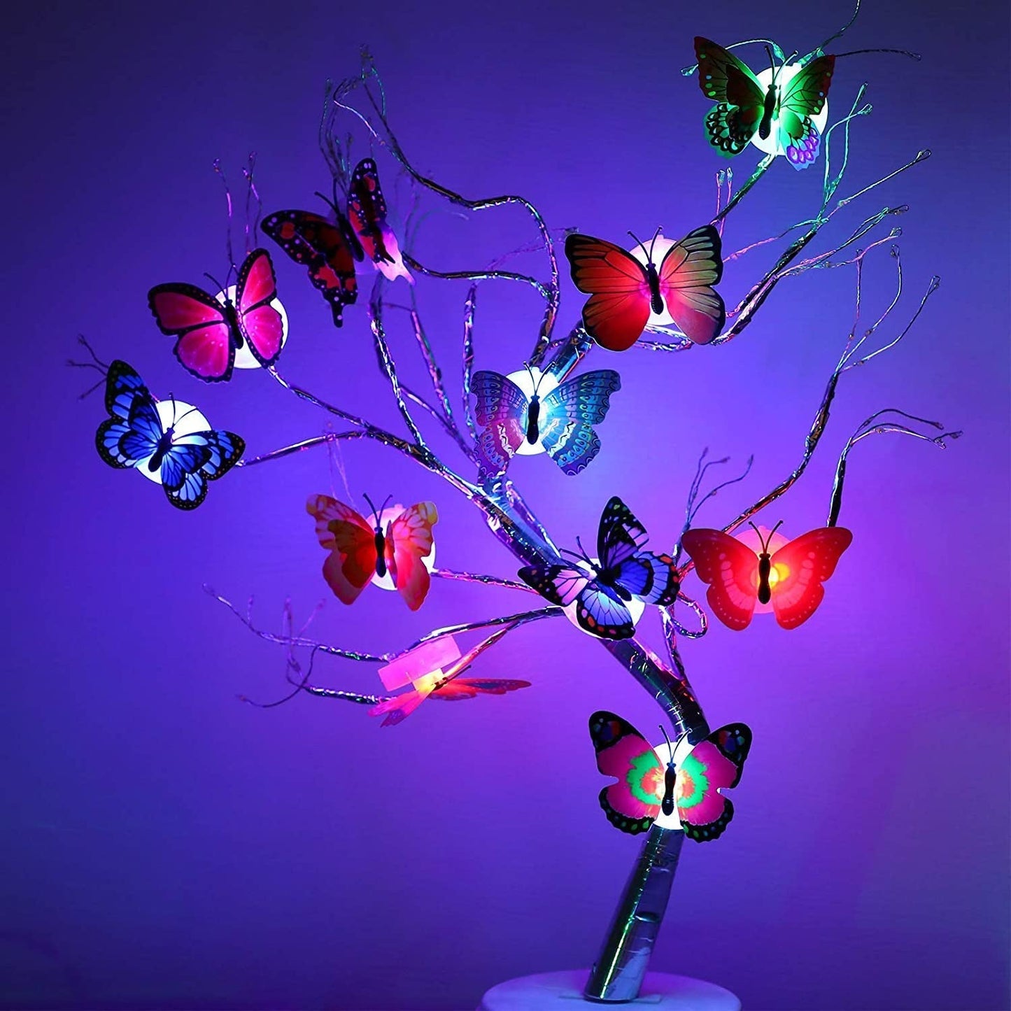 The Butterfly 3D Night Lamp Comes with 3D Illusion Design Suitable for Drawing Room, Lobby.n  (Loose) Pack of 5 - Needs You