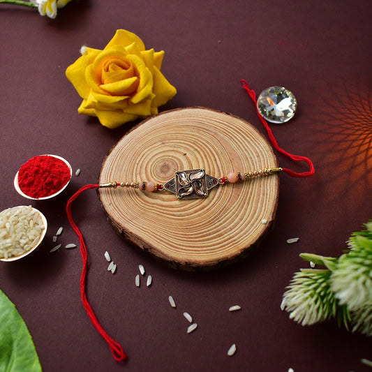 Traditional Diamonds Swastik Rakhi | Rakhi For Rakshabandhan - Needs You