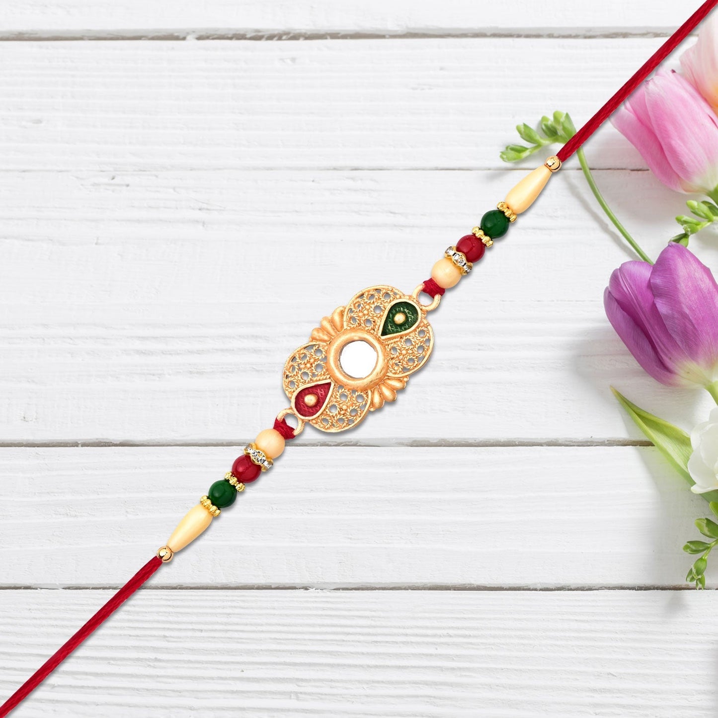 Traditional with Diamond Rakhi | Rakhi For Rakshabandhan - Needs You