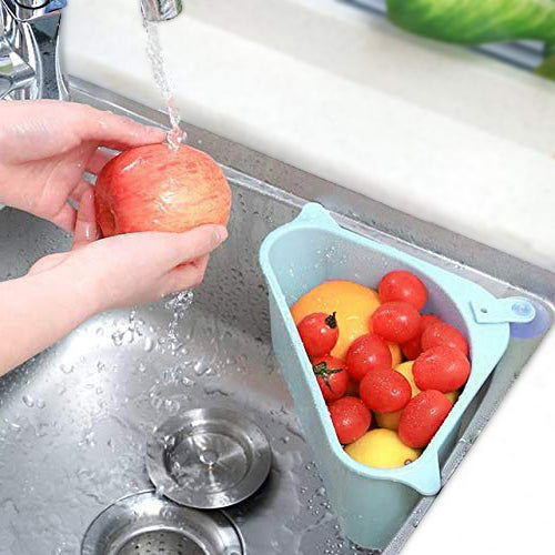 Triangular Multi Functional Drainer Shelf Sink Storage Holder 3 Pcs - Needs You