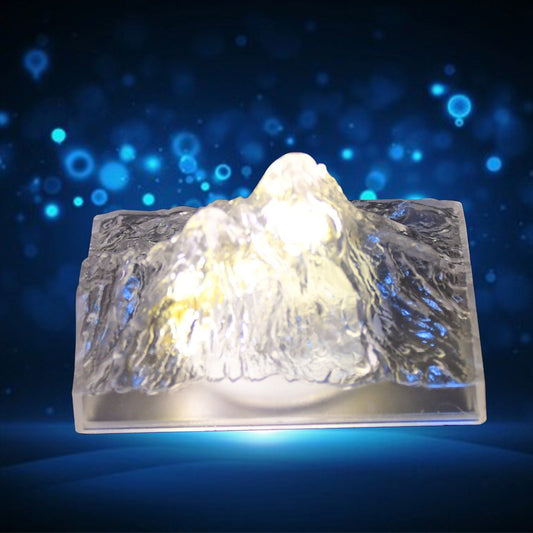 Unique Plastic Night Light: Flameless LED (Iceberg Design, Gift) - Needs You