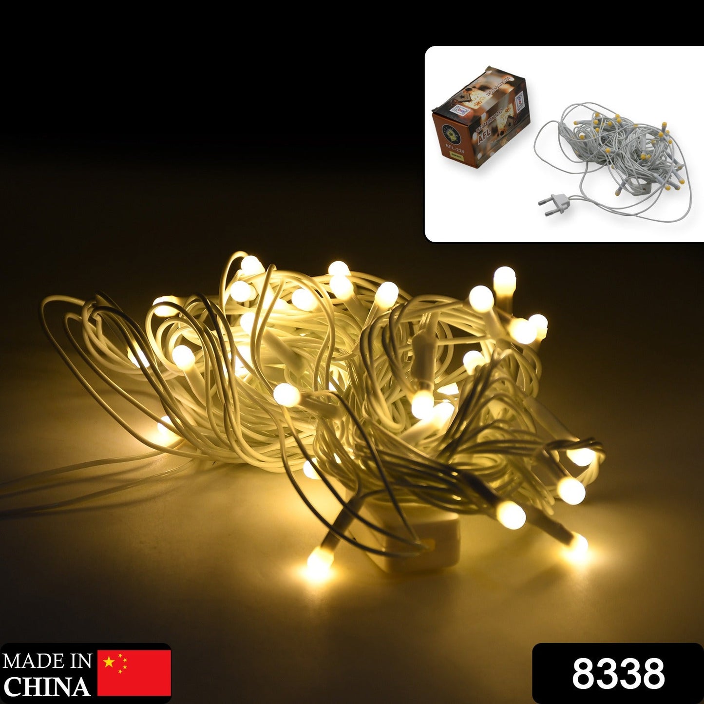 6Mtr Home Decoration Diwali & Wedding LED Christmas String Light Indoor and Outdoor Light ,Festival Decoration Led String Light, One Color Light (36L 6 Mtr) Pack of 2